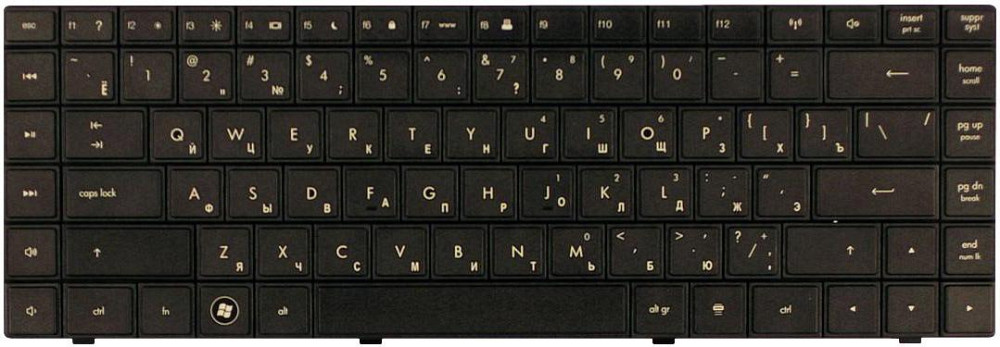 Клавиатура для ноутбука HP Compaq (620, 621, 625) Presario (CQ620, CQ621, CQ625) Black, RU Вінниця - фото 2