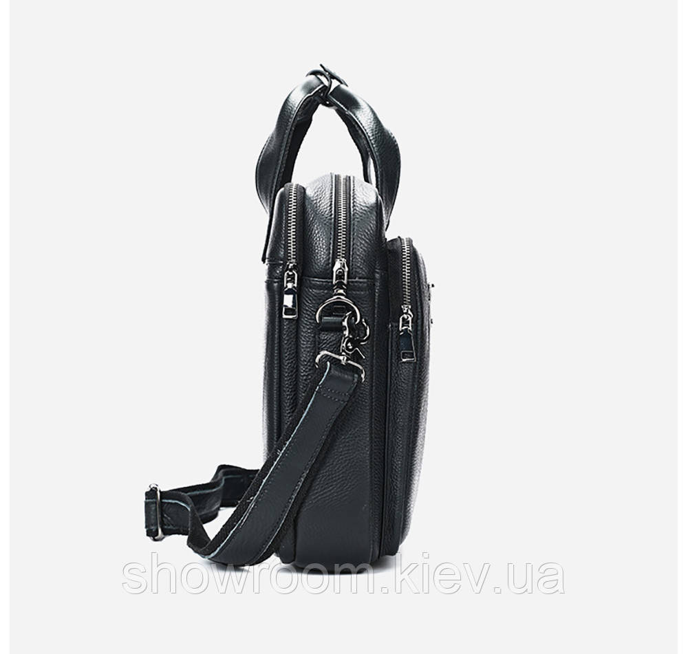 Мужская деловая кожаная сумка с отделением для ноутбука Leather Collection (6079) Киев - изображение 3