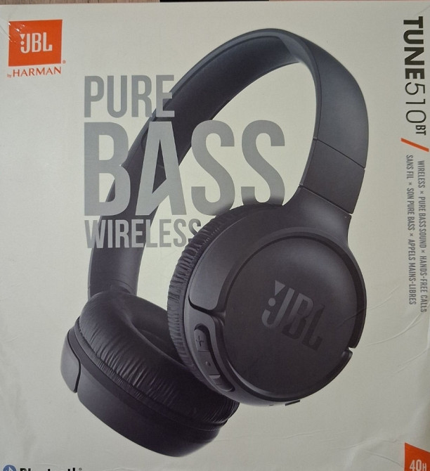 Bluetooth Наушники JBL TUNE 510 BT Black. Харьков - изображение 4