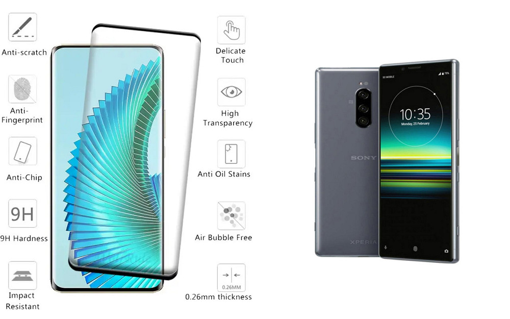 Захисне скло HyperGlass Pro для Sony Xperia 1 J9110 – максимальна чутливість та захист Київ - фото 2