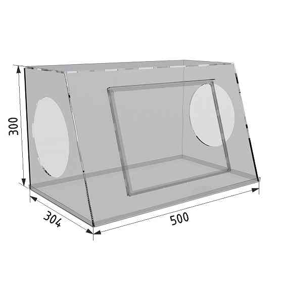 Екран EKOSTAR захисний для ювелірних робіт 500х300х300 Київ