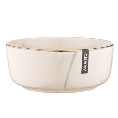 Салатник Ardesto Marmo 15,6 см Бежевий (AR2916MRB) Вінниця - фото 4