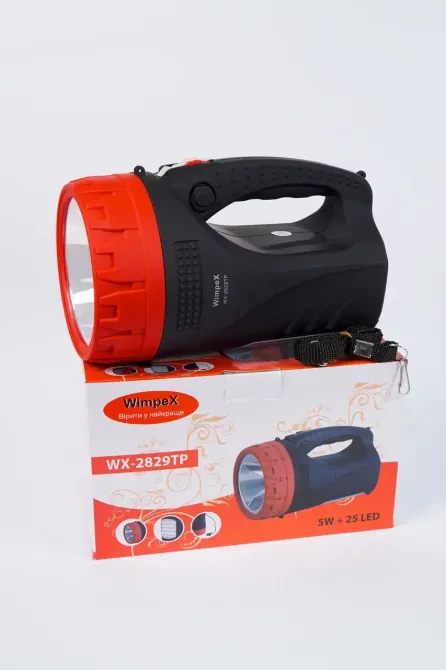 Ліхтар акумуляторний Wimpex WX-2829ТР 5W 25 LED Вінниця - фото 4
