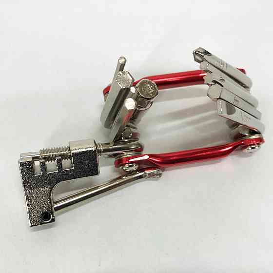 Многофункциональный велосипедный ключ BG-2121 Мультитул JV-730 11 предметов Киев