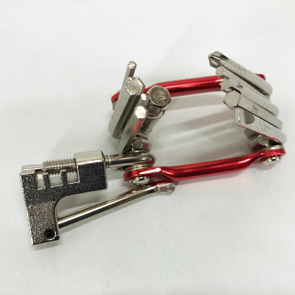 Многофункциональный велосипедный ключ BG-2121 Мультитул JV-730 11 предметов Киев - изображение 5