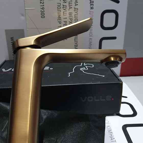Змішувач для раковини  Volle SOLO cepillado bronce бронза 1510.011121 Київ