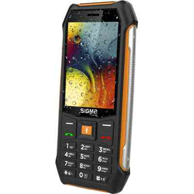 Мобильный телефон Sigma X-style 323 RAIN Black-Orange (4827798885727) Винница