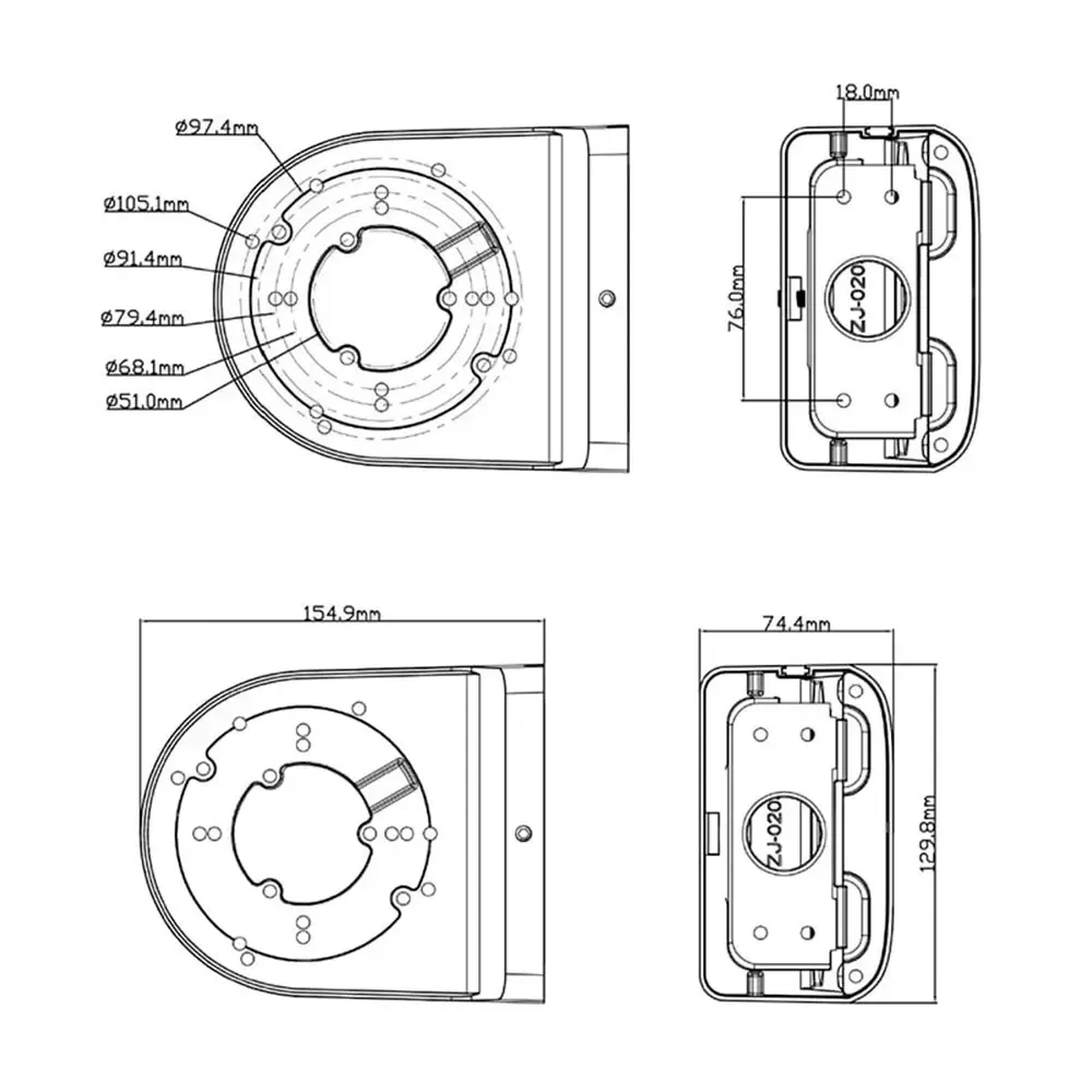 Кронштейн TVT TD-YZJ0203 (77-00105) Київ - фото 2