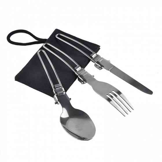 Туристический набор столовых приборов в чехле вилка ножик и ложка Винница