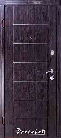 Двери квартирные, серия Комфорт, модель Токио, на трубе, венге тёмный, 2 замка Киев