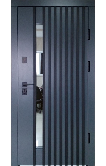 Двери уличные Redfort, модель Милано , комплектация Композит (2 контура) С ТЕРМОРОЗРЫВОМ Киев - изображение 1