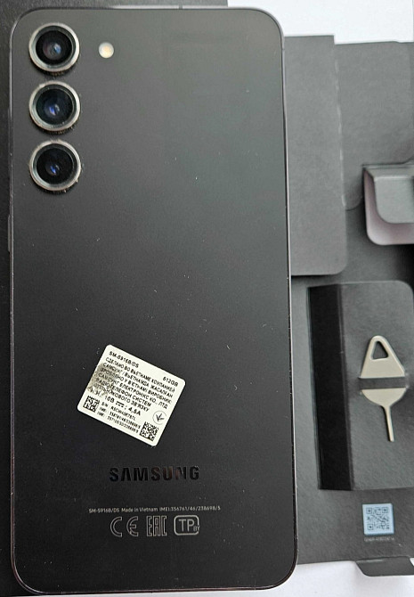 Смартфон Samsung Galaxy S23 Plus 8/512 GB Phantom Black SM-S916-DS Dual SIM Киев - изображение 1