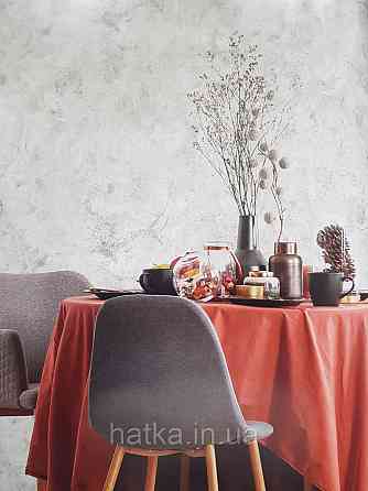 Шпалери вініл на флізеліні гарячого тиснення DU&KA Natura1.06х10 під камінь мармур білі із сірим Київ