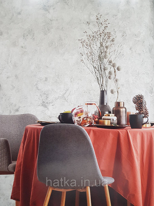 Шпалери вініл на флізеліні гарячого тиснення DU&KA Natura1.06х10 під камінь мармур білі із сірим Київ - фото 1