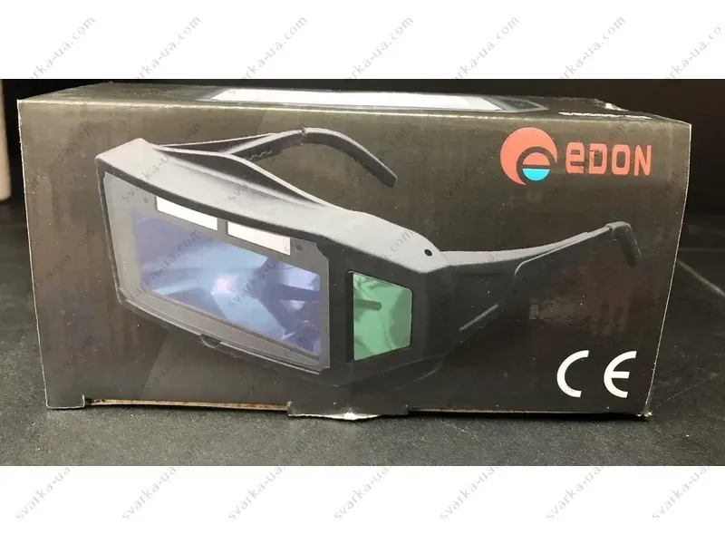 Очки сварщика (хамелеон) с автозатемнением Edon ED-500BS очки для сварки Киев - изображение 3