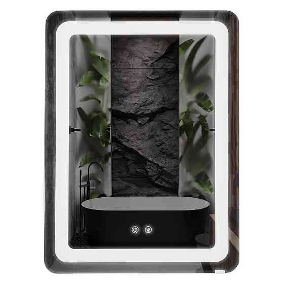 Дзеркало UNIO MRR-04 SQR-RA-S/H 600 x 800 mm LED FL сенсор + підігрів (000030902) Київ