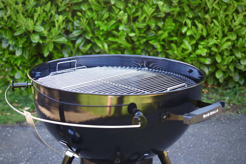 Вугільний гриль Slow and Sear Black Editionl Kettle Grill 57 см + кошик Deluxe SNS-KET-BK Код: 013614 Рівне - фото 4