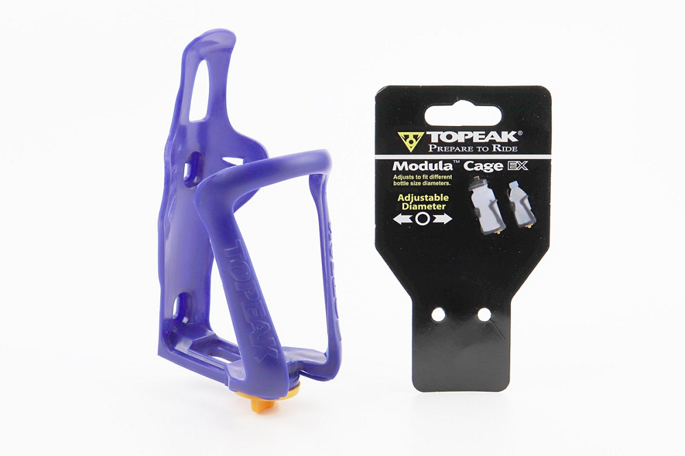 Фляготримач пластиковий з регулюванням під фляги 51-73мм, кріпл. на раму, синій TMD05B Киев - изображение 1