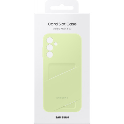 Чехол для мобильного телефона Samsung Galaxy A15 (A156) Card Slot Case Lime (EF-OA156TMEGWW) Винница - изображение 8