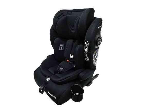 Автокрісло VELANO Flexo i-Size 76–150 см, ISOFIX + Top Tether/ремінь, black Київ