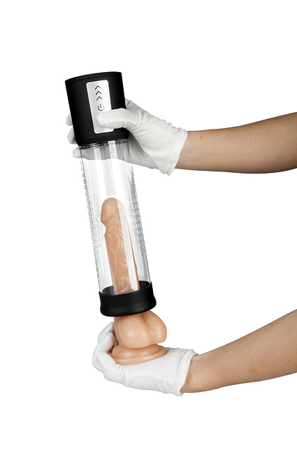 Автоматичний насос Penis Pump Men Automatic прозорий Sex Aura Київ - фото 4