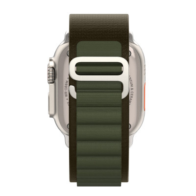 Ремешок для смарт-часов Armorstandart Alpina Band для Apple Watch 49/46/45/44/42 (Series 1-3) Olive (ARM81045) Винница - изображение 6