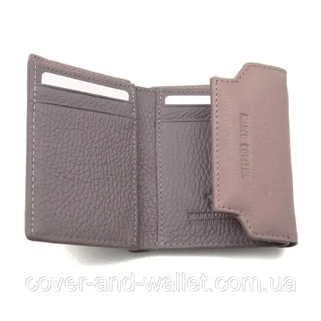Модний компактний жіночий гаманець на магнітах пудрового кольору Marco Coverna MC 2201 Київ - фото 4