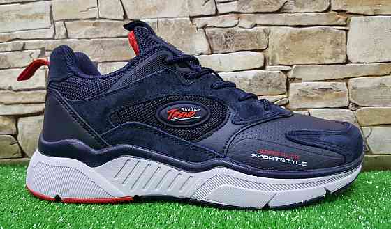Подростковые кожаные кроссовки BaaS Frend,производство Польши Киев