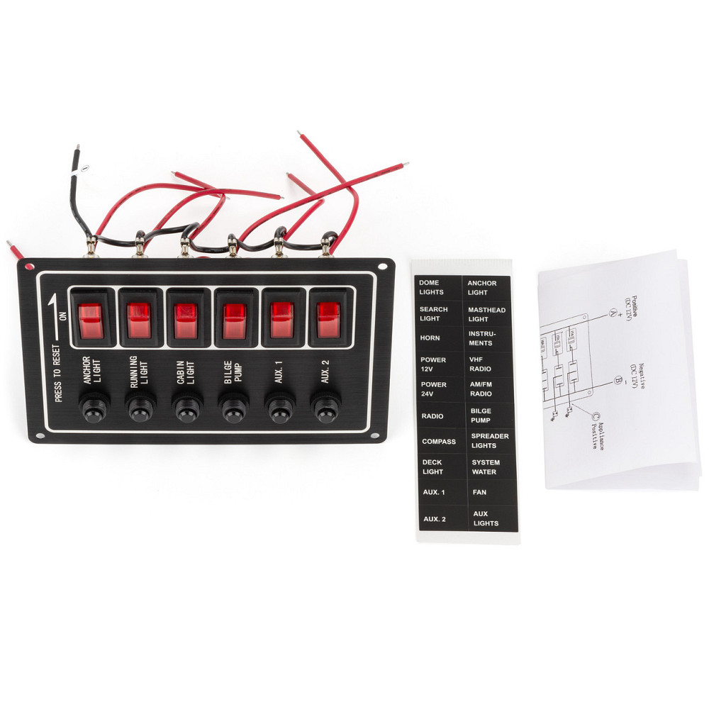 Панель на 6 переключателей Тайвань 10069 Черкассы - изображение 2