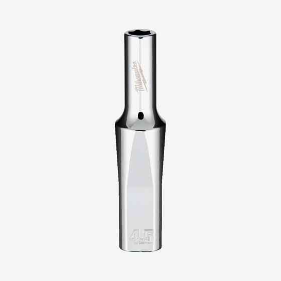 Головка хромированная метрическая удлиненная 1/4'' MILWAUKEE, 4,5мм Одеса