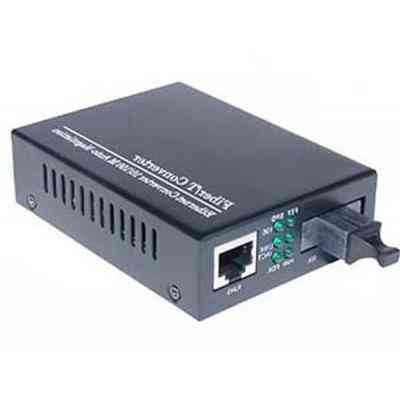 Медіаконвертер Merlion 10/100Base-TX to 100Base-F 1310нм, SM, SC/RJ-45, 25 км + БП (HTB-3100A / 1310_WDM) Вінниця