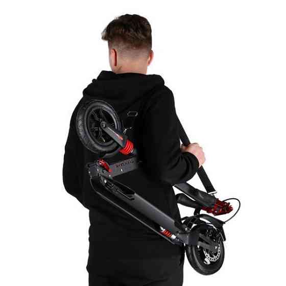 Самокат складний NILS EXTREME HM209T (чорно-червоний) Київ