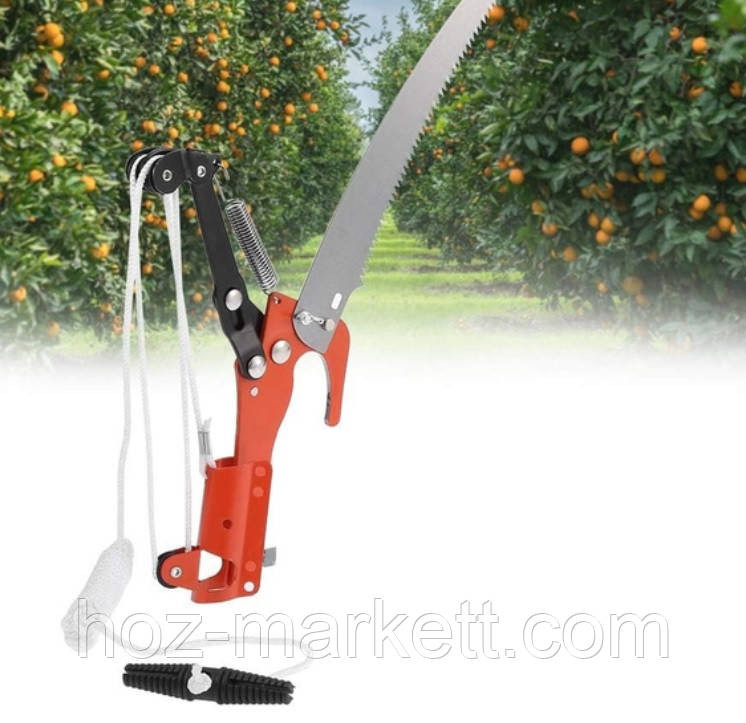 Сучкоріз штанговий висоторіз комбінований з пилкою та мотузкою Харків - фото 3