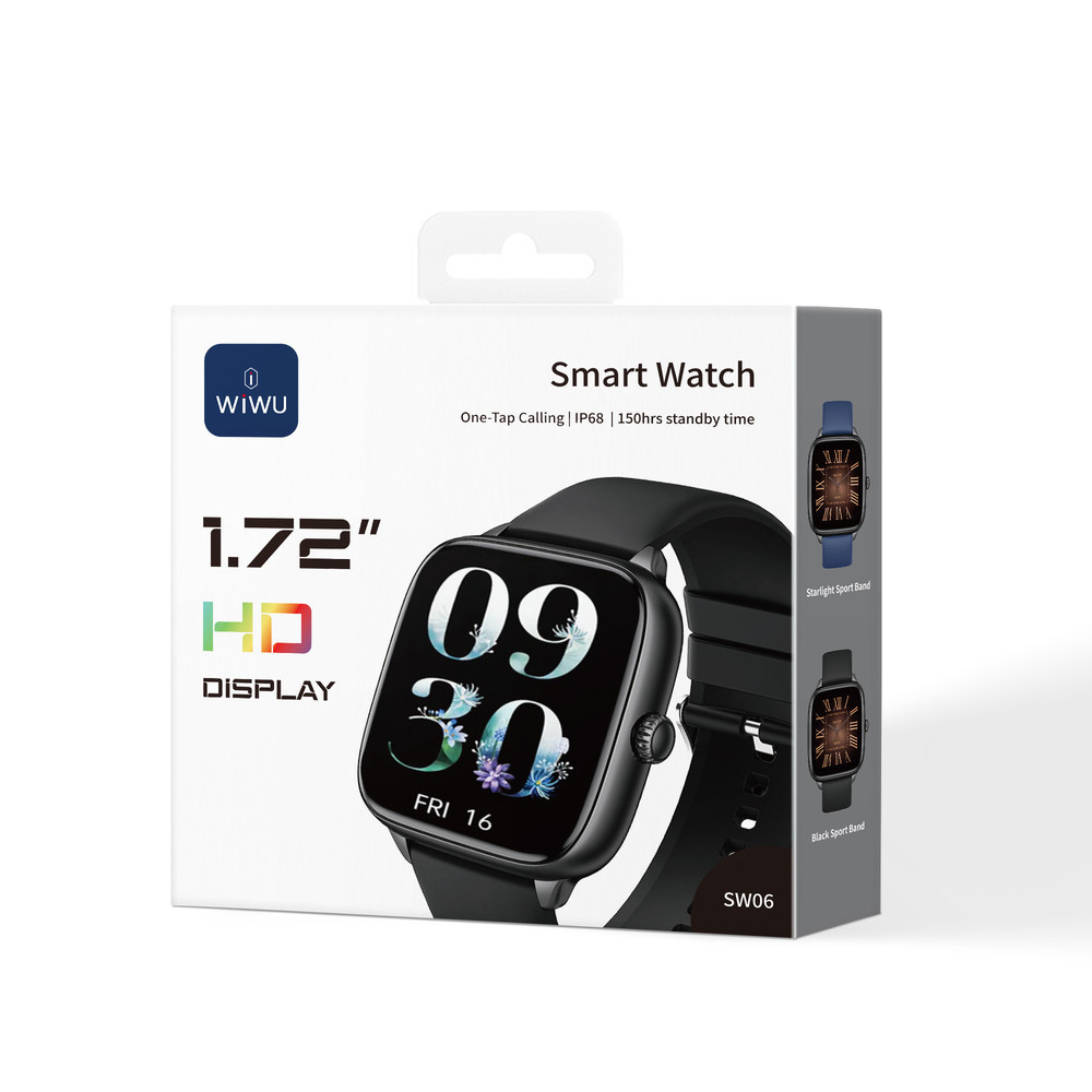 Смарт-часы WIWU Smart Watch SW06 Black Одесса - изображение 2