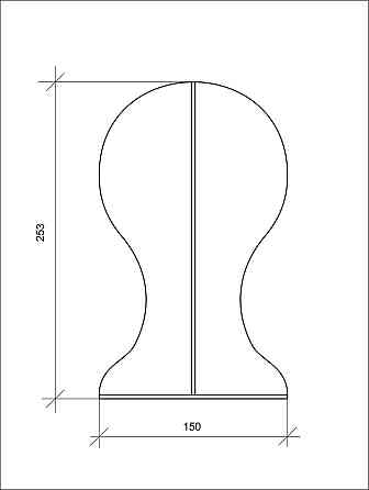 Підставка EKOSTAR під шапки 150х250 Київ