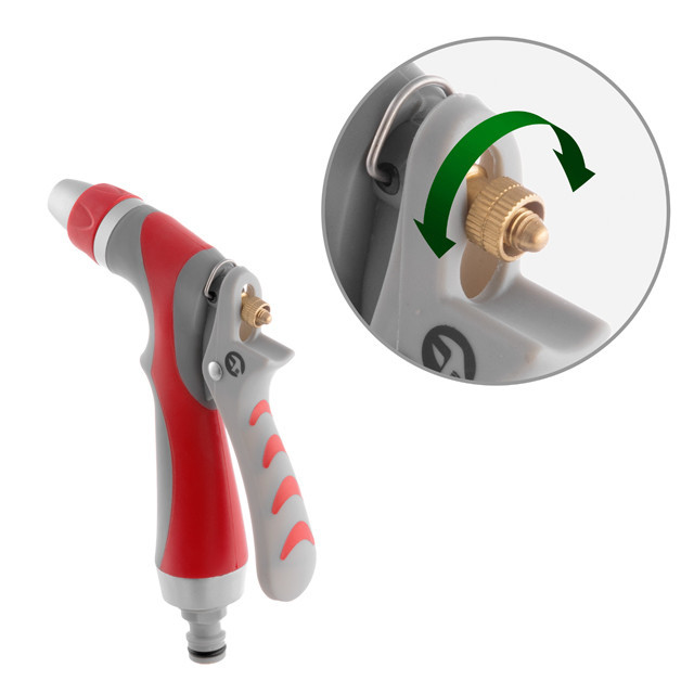 Пістолет-розпилювач для поливу, 3 режими, плавне регулювання потоку води, LUXURY INTERTOOL GE-0017 Київ - фото 5