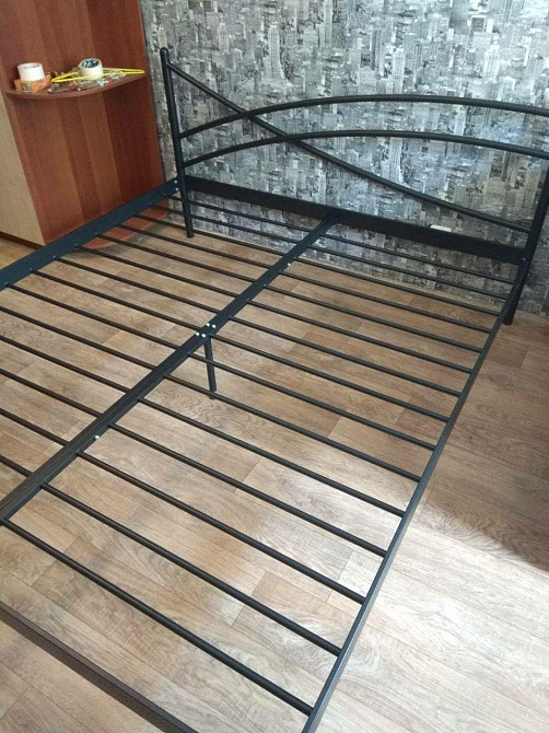 Двоспальне металеве ліжко Гвоздика від ТМ Теnero 160х200, Каркас — відстань 8 см, 2 — ящики Харків - фото 2