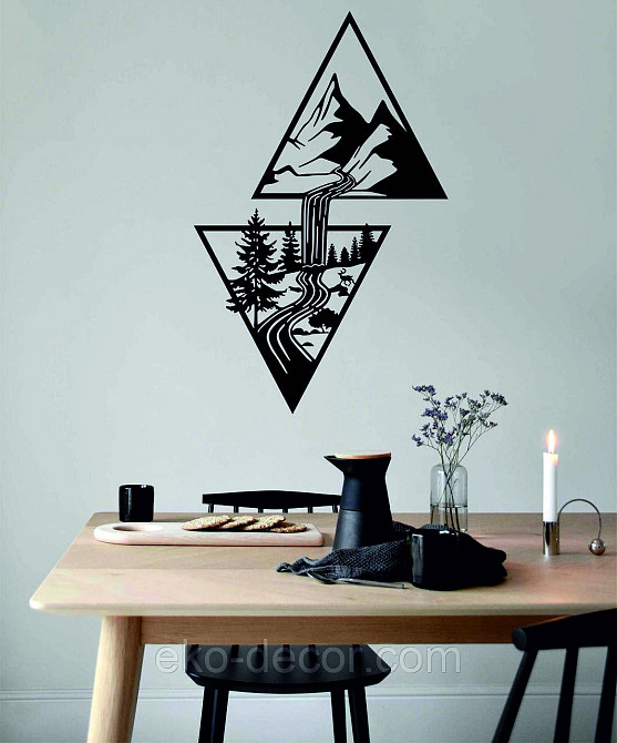 Декоративне настінне Панно «Водоспад» Декор на стіну Київ - фото 4