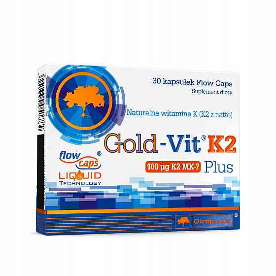 Вітамін K Olimp Gold Vit K2 Plus 30 капсул Луцьк