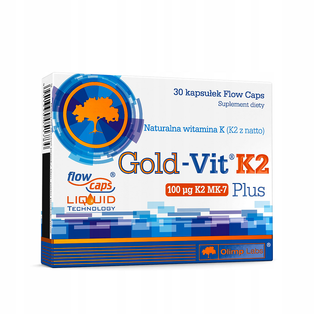 Вітамін K Olimp Gold Vit K2 Plus 30 капсул Луцьк - фото 1