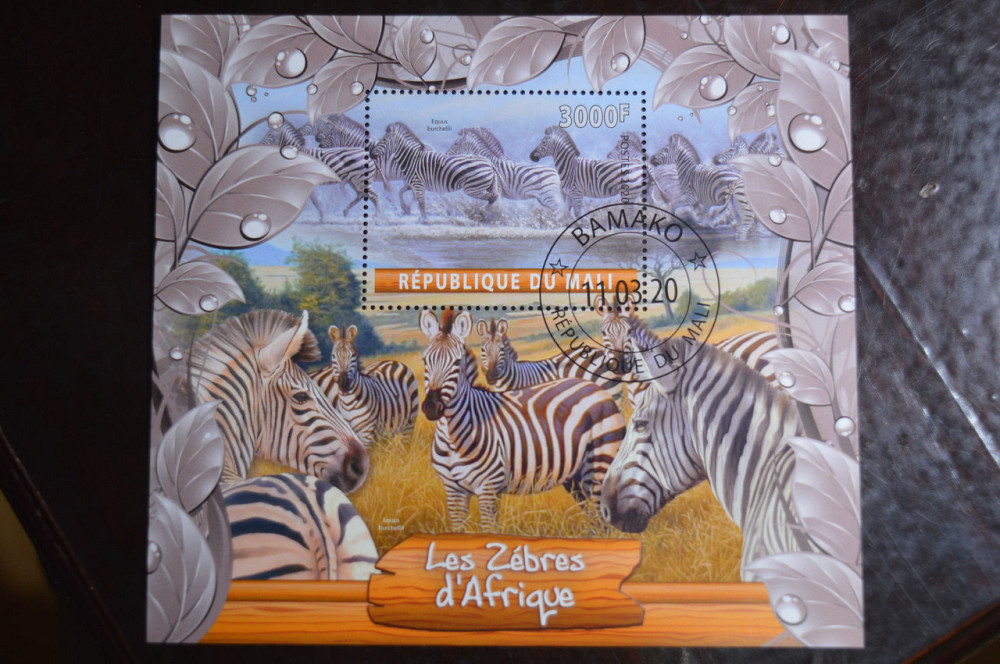 Мали. Марки. Фауна. Блок. 2020 год (В-1) Полтава - изображение 1