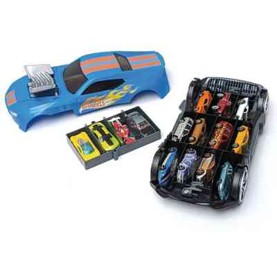 Игровой набор Hot Wheels Гоночный автомобиль-гараж 2 в 1 (HWCC15) Винница