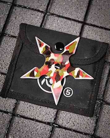 Металева зірочка Сюрикен Silver NINJA mtk ПП7698 Одеса