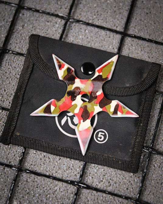 Металева зірочка Сюрикен Silver NINJA mtk ПП7698 Одеса - фото 2