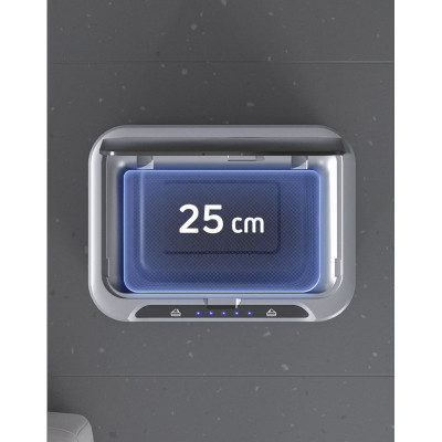 Контейнер для сміття JAH Сенсорний Срібний металік 13 л (20254) Вінниця - фото 6