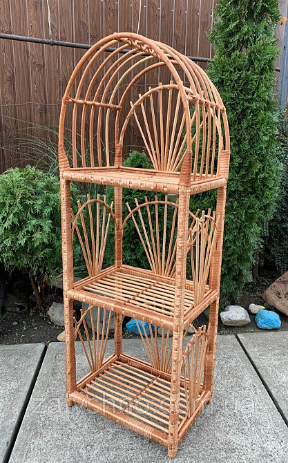 Этажерка плетеная из лозы Киев - изображение 5