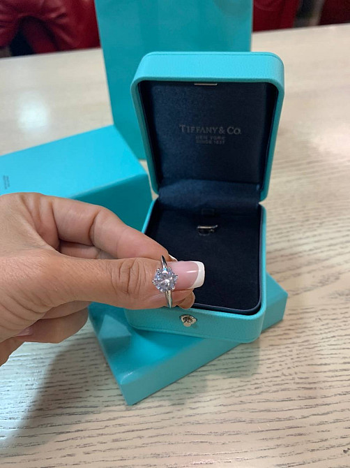 Тіффані Tiffany кільце 925 проби, циркон, кільце в брендовому пакованні, люкс Одеса - фото 10