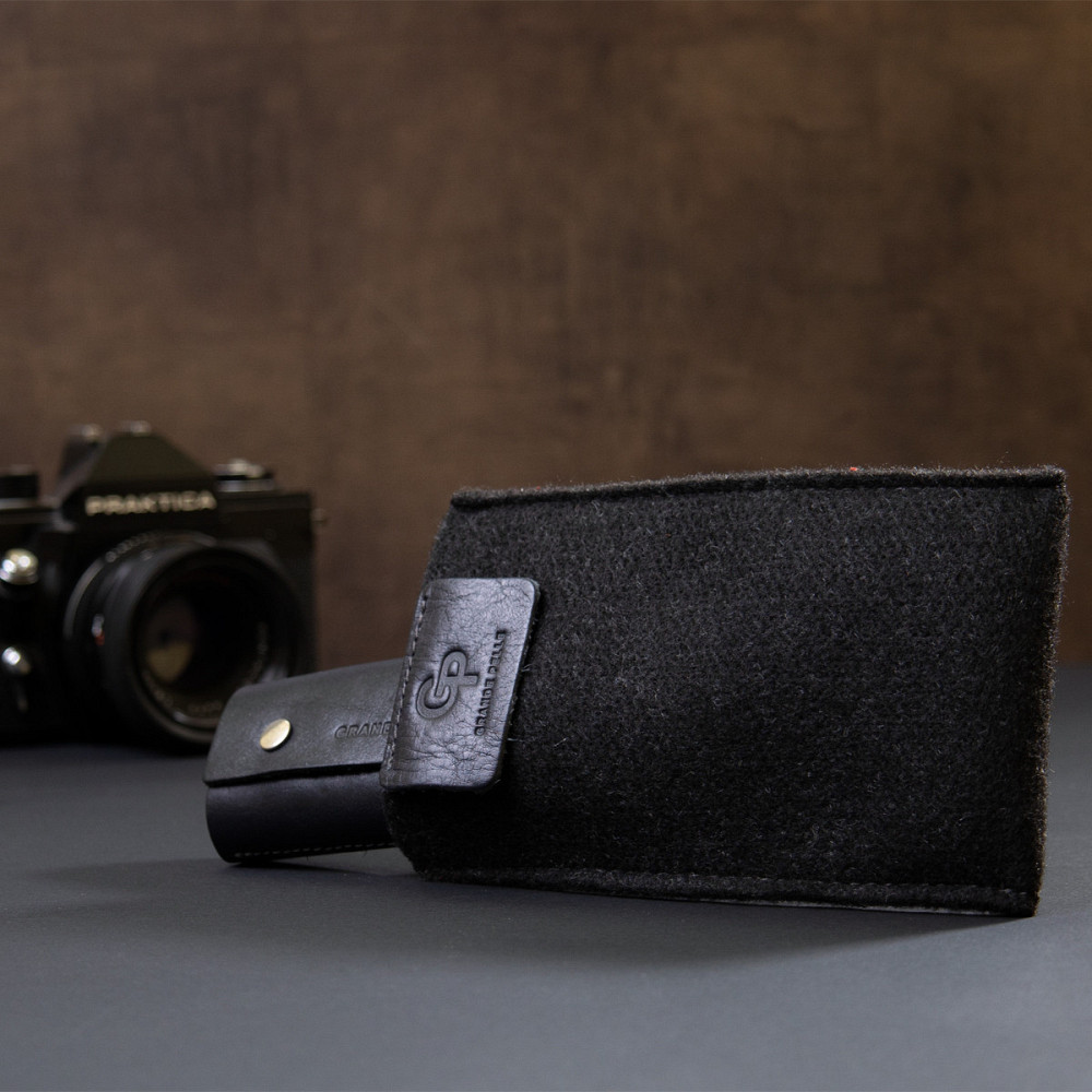 Шкіряна ключниця Синя (GRANDE PELLE) Київ - фото 3