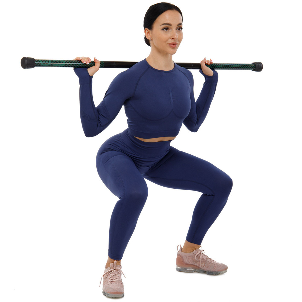 Палиця гімнастична 3-секційна Бодибар Zelart 9994-5 вага 5 кг Київ - фото 1