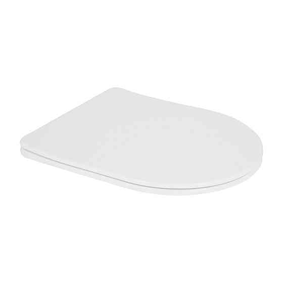 Сидіння для унітаза Qtap (Jay 490, Swan 490) з мікроліфтом Slim QT99SC6106W Київ